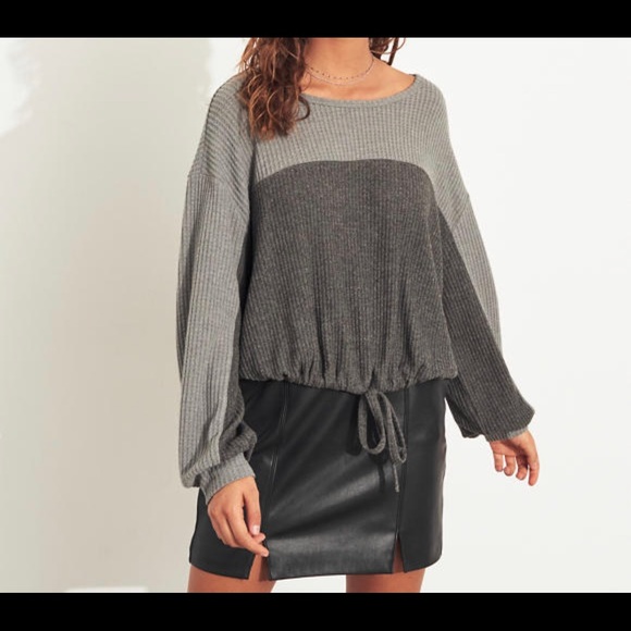 Hollister Tops - NEW Hollister Velvet Open Back Keyhole Top ~ NEW